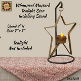 Whimsical Star Tealight Holder, Including Stand