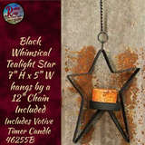 Whimsical Hanging Tealight Sta,, Including Votive Timer Candle