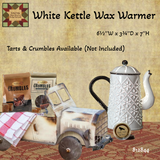 White Kettle Wax Tart Warmer