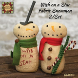 Wish Upon a Star Set of 2 Snowmen