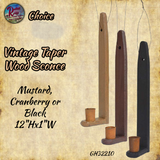 Vintage Wood Sconce Assorted