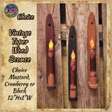 Vintage Wood Sconce Assorted