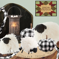 Sheep Wooly Black Face 3 Assorted Sizes