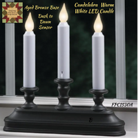 Candelabra LED Window Candle w/Dusk to Dawn Sensor