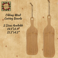 Cutting Boards Hanging Oblong Wood Hanging 2 Sizes