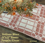 Yorktown Weave Peach & Cream Table Top Collection