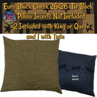 Delaware Star Black & Khaki Bedding   **50% Savings