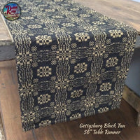 Gettysburg Black Tan Tabletop Collection