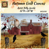 Autumn Gold Canvas 16"