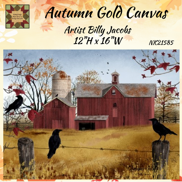Autumn Gold Canvas 16"
