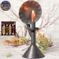 Colonial Hearthside Candlestick Moving Motion Electric Taper Candle Lighting