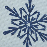 Happy Snowman Navy Blue Woven Throw 60x50