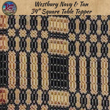 Westbury Navy and Tan Tabletop Collection