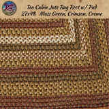 Tea Cabin Jute Rug 27x48