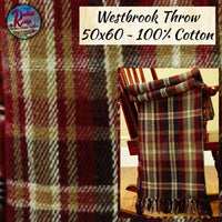 Westbrook Woven Throw 50"x60" or Rug 20"x30"