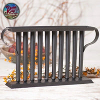 *Vintage Style Reproduction 10 Tube Candle Mold Smokey Black