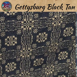 Gettysburg Black Tan Tabletop Collection