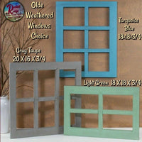 Ol' Weathered Windows 3 Assorted
