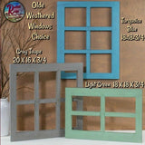 Ol' Weathered Windows 3 Assorted