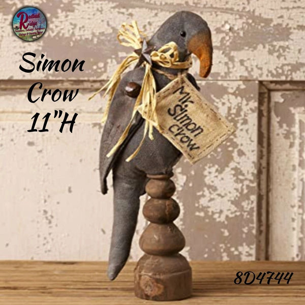 Mr. Simon Crow 11"H