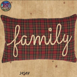 Tea Star Family Pillow 14x22