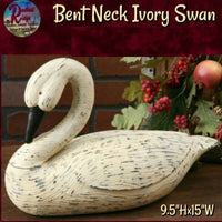 Swans Primitive Distressed Vintage Style Large 2 Styles