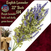 English Lavender Floral ~ As seen in the Country Sampler