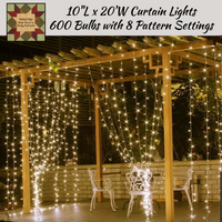 Curtain Lights Electric 10'x10 or 10'x20