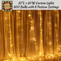 Curtain Lights Electric 10'x10 or 10'x20