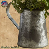 Vintage Aged Tin Pitcher