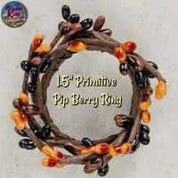 1.5" Pip Berry Rings Choice of Color Set of 2