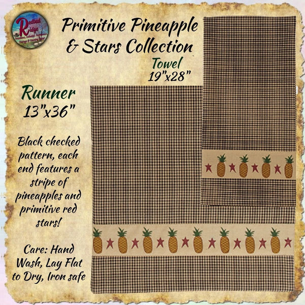 Primitive Pineapple Towel **50% Savings