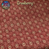 *Packsville Rose Cranberry/Red & Linen Woven Throw Blanket 52"x74"