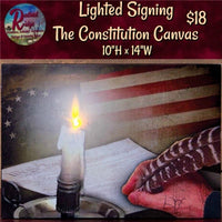 Signing of the Constitution Lighted Radiance Canvas