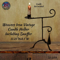 Weavers Iron Vintage Taper Candle Holder