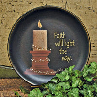 Faith will light the way Plate 11.5"D