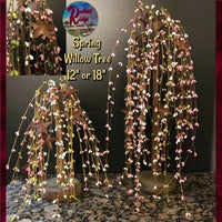 Willow Tree Spring Pip Berry & Rusty Stars 13 Sizes