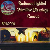 Primitive Blessings Radiance Lighted Canvas