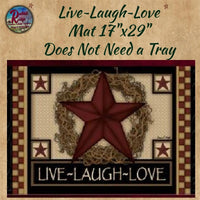Outside Barn Star Live Laugh Love Flags & Rug