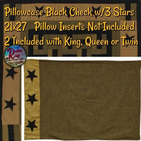 Delaware Star Black & Khaki Bedding   **50% Savings