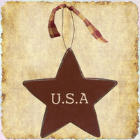 Hanging Americana 5" Stars USA Old Glory God Bless