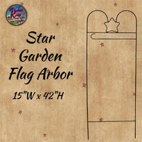 Star Arbor Metal Garden Flag Holder