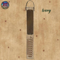 Rustic Wood Primitive Barn Sconce Candle Holder 15"H Cranberry Brown, Green, Black or Ivory Tan