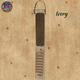 Rustic Wood Primitive Barn Sconce Candle Holder 15"H Cranberry Brown, Green, Black or Ivory Tan
