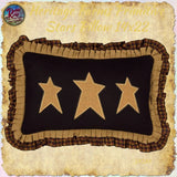 Heritage Farms Stars Pillow 14"x22"