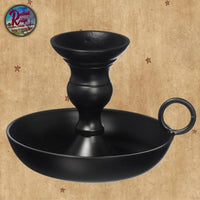 Benson Black Candle Holder