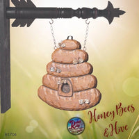 Honey Bees & Hive Arrow Replacement Sign