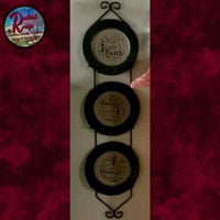 Black Wire 3 Plate Holder 6.5"W
