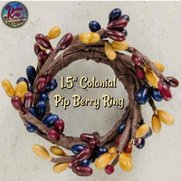 1.5" Pip Berry Rings Choice of Color Set of 2