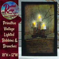 Bobbins & Branches Radiant Lighted Canvas